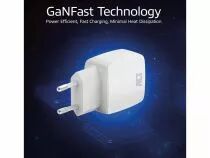 Chargeur usb, 1 x usb-c, 1 x usb-a, fonction power delivery, 20w, 1,7a, blanc (ACTAC2122)