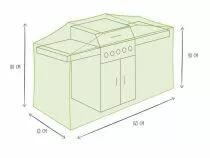 Housse d'ext&eacute;rieur pour bbq - 145 cm (BBCW145)