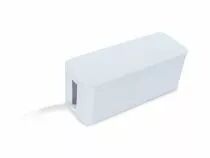 Bloc multiprise avec bo&icirc;te de rangement - 5 prises - c&acirc;ble de 1.5 m - blanc - terre allemande (EB5WSWOG)