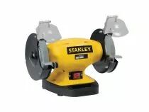 Meuleuse d'&eacute;tabli - 1x meule &agrave; meuler + 1x roue &agrave; brosses - 330 w, 2980 tr/min, meule de meulage taille 150 x 20 x 12,7 mm + meu