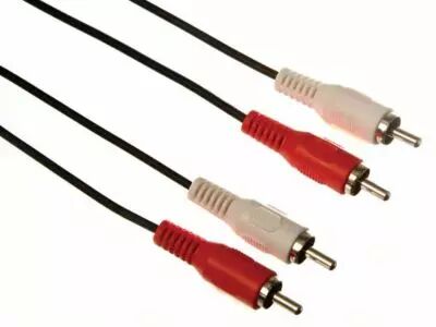2 x FICHE AUDIO RCA VERS 2 x FICHE AUDIO RCA / DE BASE / 1.50 m / DOR� (PAC204B015N)