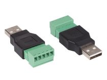 2 x USB A MÂLE VERS CONNEXION À VIS 5 BROCHES  (CV051)