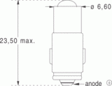 4ba7s 6,6x24 12v rouge (015885)