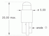 4w2 5x20 6v rouge (015860)