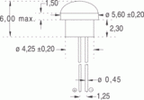 6 led 5,6x22 10,8v rouge (015726)