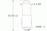 6ba7s 6,6x25 12v rouge (015871)