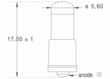 6mdfl 5,6x17 12v rouge (010800)