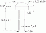 8 led 7x23 7,8vu.rouge acdc (010856)