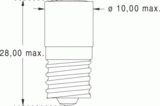 8e10 10x28 12v vert acdc (017265)