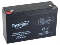 Accu acide-plomb 6v-10ah 151x50x101mm  (DAS6-10)