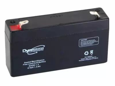 Accu acide-plomb 6v-1.3ah 98x25x56mm  (DAS6-1.3)