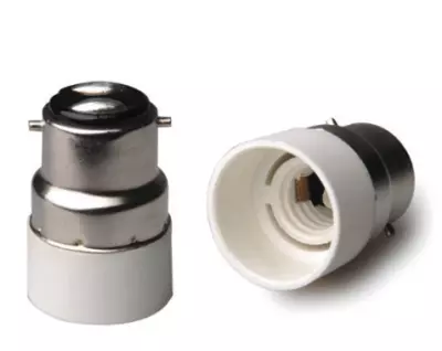ADAPTATEUR B22-E14 BLANC (158461)