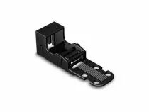 Adaptateur de fixation - pour bornes &agrave; 2 conducteurs - s&eacute;rie 221 - 4 mm&sup2; - avec pied de fixation &agrave; encliqueter pour montage hori