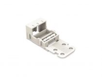 Adaptateur De Fixation - Pour Bornes À 3 Conducteurs - Série 221 - 4 Mm² - Pour Montage À Vis - Blanc (WG221503)