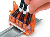 Adaptateur De Fixation - Série 221 - 4 Mm² - Pour Montage Sur Rail 35/Montage Par Vis - Orange (WG221500)