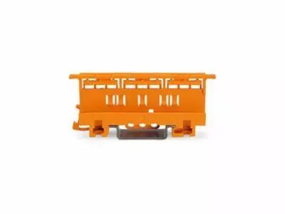 Adaptateur De Fixation - S�rie 221 - 6 Mm� - Pour Montage Sur Rail 35/Montage Par Vis - Orange (WG221510)