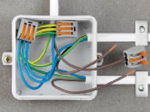 Adaptateur de fixation pour connecteurs de 2 à 5 pôles, orange (WG222500)