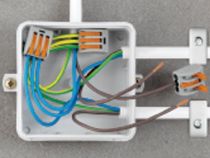 Adaptateur de fixation pour connecteurs de 2 à 5 pôles, orange (WG222500)