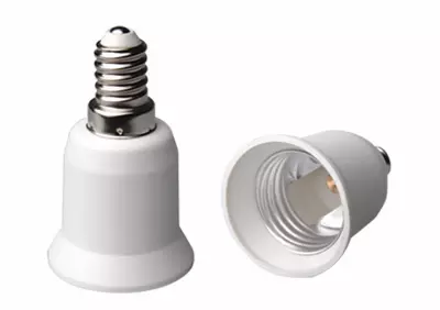 ADAPTATEUR E14-E27 BLANC (158459)