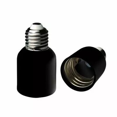 Adaptateur E27 vers E40 Noir
