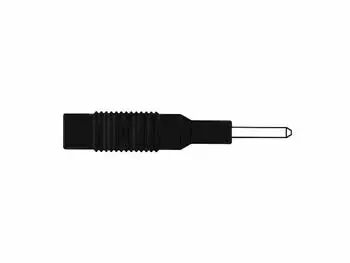 Adaptateur fiche 2mm vers 4mm - noir (mzs 2) (HM12T00)