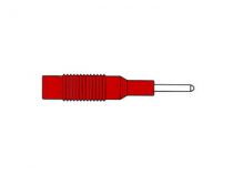 Adaptateur fiche 2mm vers 4mm - rouge (mzs 2) (HM12T10)