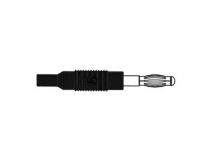 Adaptateur fiche 4mm vers 2mm - noir (mzs 4) (HM14T00)