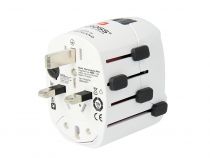 Adaptateur pour voyages dans le monde entier avec fiches de terre 7 A (SKR1103145)