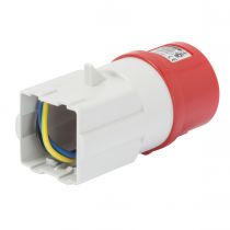 Adapteur industrial-domestique 3p+n+t 16a 400v 6h -2m system (GW64207)