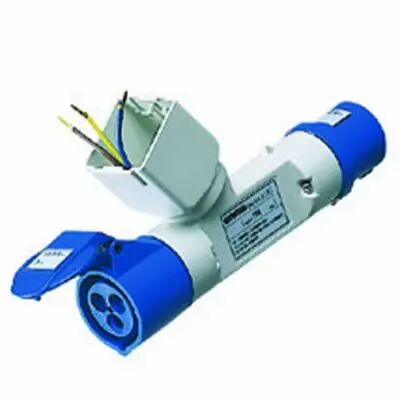 Adapteur passant industrial-domestique 2p+t 230v-2m system (GW64223)