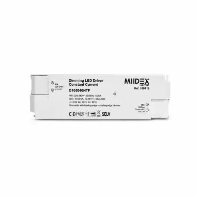 ALIM  LED  20-40 V DIMMABLE COUPURE DE PHASE 40W 1050MA IP20 (100116)