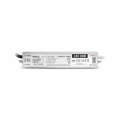 ALIM 24V DC LUMINEUX 30W IP67 5ANS (100466)