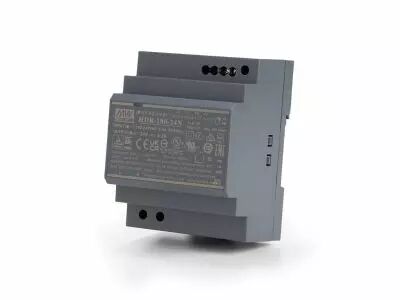 ALIMENTATION - 1 SORTIE - 100 W - 24 V 4.2 A - MONTAGE SUR RAIL DIN - POUR USAGE INDUSTRIEL (HDR-100-24N)