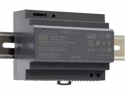 ALIMENTATION - 1 SORTIE - 150 W - 24 V- MONTAGE SUR RAIL DIN - POUR USAGE INDUSTRIEL (HDR-150-24)