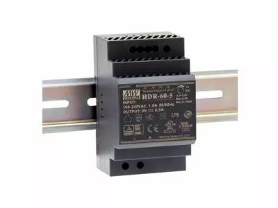 Alimentation - 1 Sortie - 60 W - 15 V 4 A - Montage Sur Rail Din - Pour Usage Industriel (HDR-60-15)