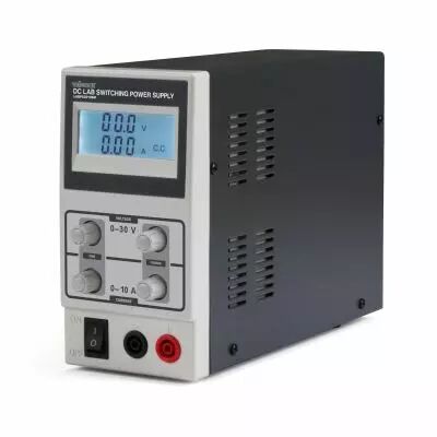 Alimentation � D�coupage Dc Lab 0-30 Vcc / 0-10 A Max / Avec Afficheur Lcd (LABPS3010SM)