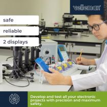 Alimentation Dc Lab À Double Afficheur Lcd / 0-30 Vcc 0-3 A Max (LABPS3003)