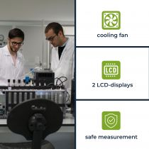 Alimentation Dc Lab À Double Afficheur Lcd / 0-30 Vcc 0-3 A Max (LABPS3003)