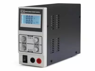 ALIMENTATION DE LABORATOIRE � D�COUPAGE CC 0-60 VCC / 0-5 A MAX / AVEC AFFICHEUR LED (LABPS6005SM)