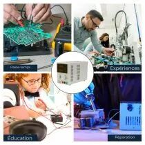 ALIMENTATION DE LABORATOIRE DC 0-30 VCC 0-5 A MAX / AVEC DOUBLE AFFICHEUR LED (LABPS3005N)