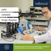 ALIMENTATION DE LABORATOIRE PROGRAMMABLE 0-30 VCC / 5 A max. - DOUBLE AFFICHEUR LED avec INTERFACE USB 2.0  (LABPS3005DN)