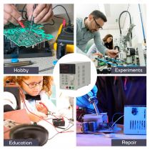 ALIMENTATION DE LABORATOIRE PROGRAMMABLE 0-30 VCC / 5 A max. - DOUBLE AFFICHEUR LED avec INTERFACE USB 2.0  (LABPS3005DN)