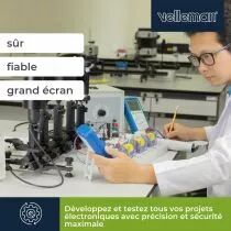 ALIMENTATION DE LABORATOIRE PROGRAMMABLE 0-30 VCC / 5 A max. - DOUBLE AFFICHEUR LED avec INTERFACE USB 2.0  (LABPS3005DN)