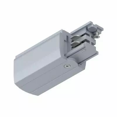 Alimentation fin de ligne ProRail3 droite Argent 230V m�tal/plastique 3 phases (91358)