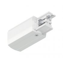 Alimentation fin de ligne ProRail3 droite Blanc 230V métal/plastique 3 phases (91360)