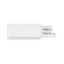 Alimentation fin de ligne ProRail3 droite Blanc 230V métal/plastique 3 phases (91360)