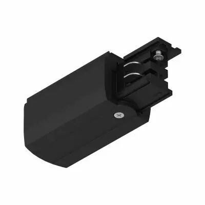 Alimentation fin de ligne ProRail3 droite Noir 230V m�tal/plastique 3 phases (91362)