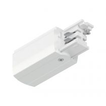 Alimentation fin de ligne ProRail3 gauche Blanc 230V métal/plastique 3 phases (91361)