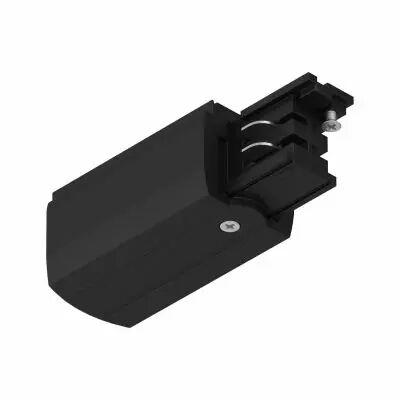 Alimentation fin de ligne ProRail3 gauche Noir 230V m�tal/plastique 3 phases (91363)