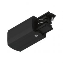 Alimentation fin de ligne ProRail3 gauche Noir 230V métal/plastique 3 phases (91363)